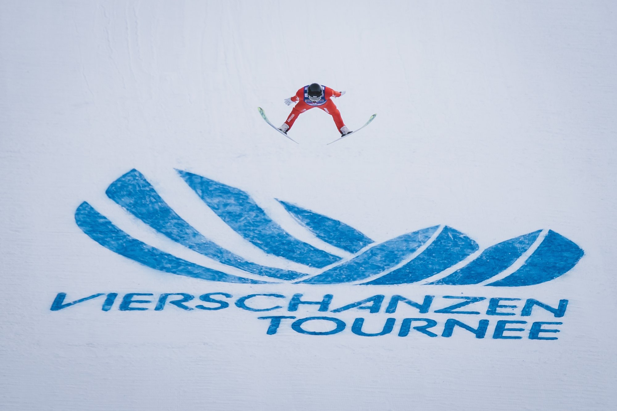 Skispringer bei der Vierschanzentournee