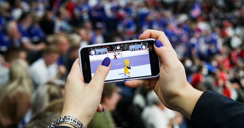 Hyper casual game at EHF Euros